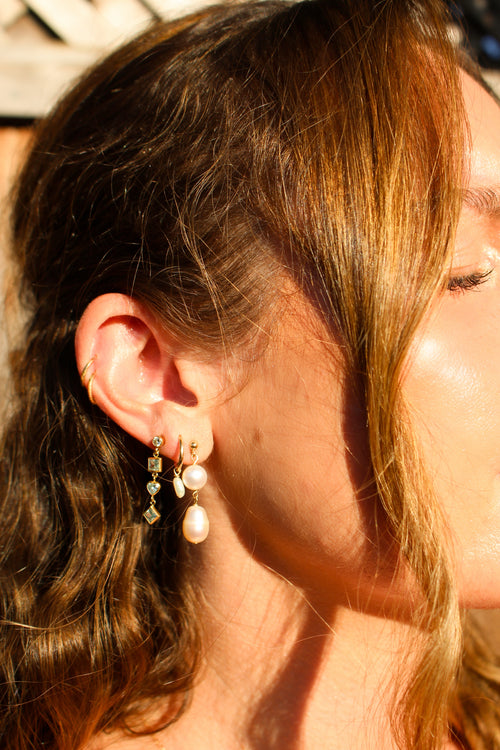 The Freshwater Pearl Earrings