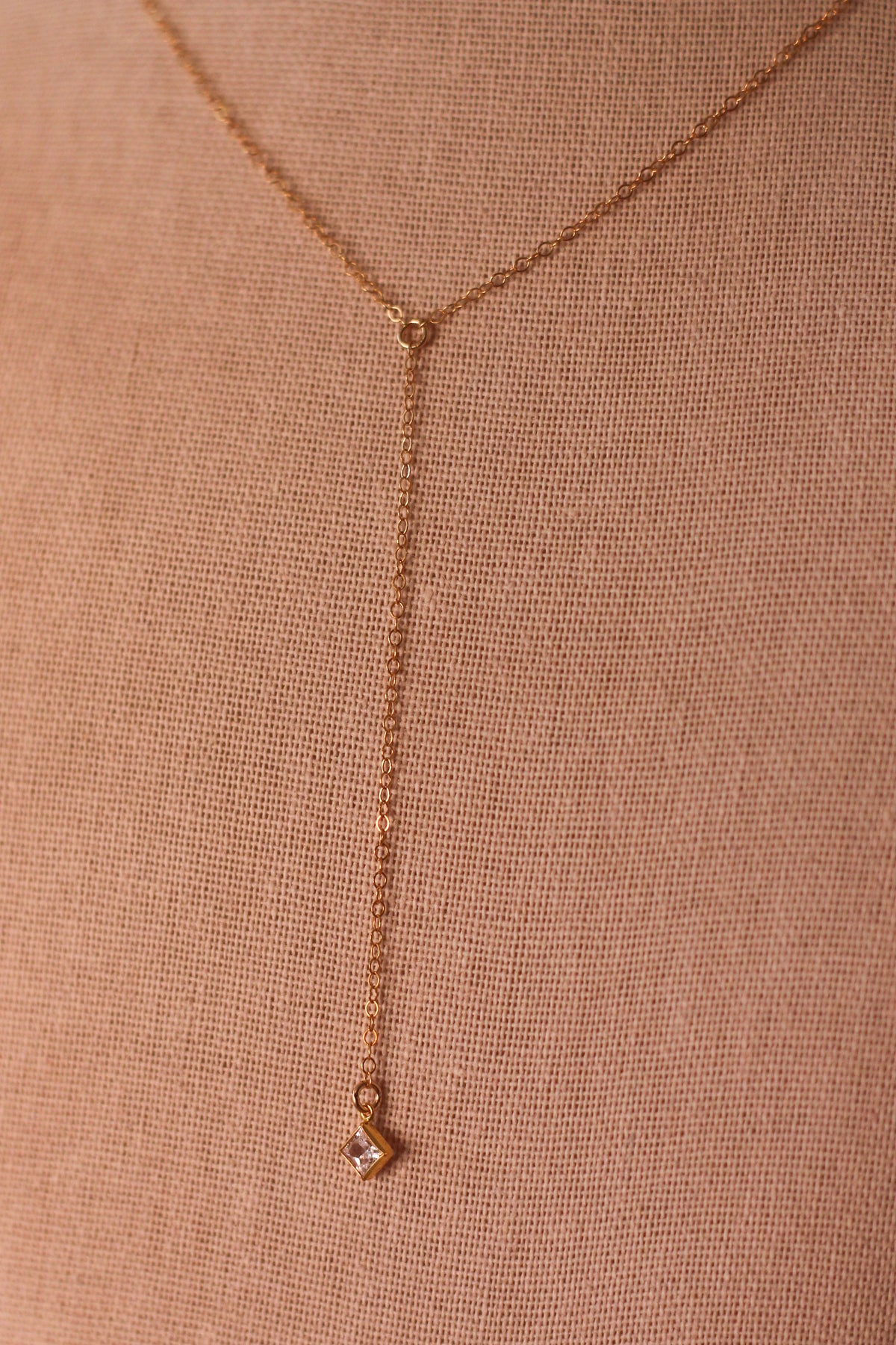 The Sparkle Lariat Necklace