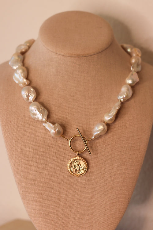 The Baroque Coin Necklace